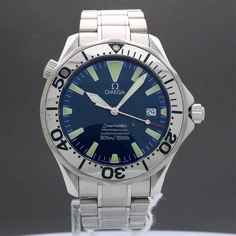 omega seamaster electric blue.